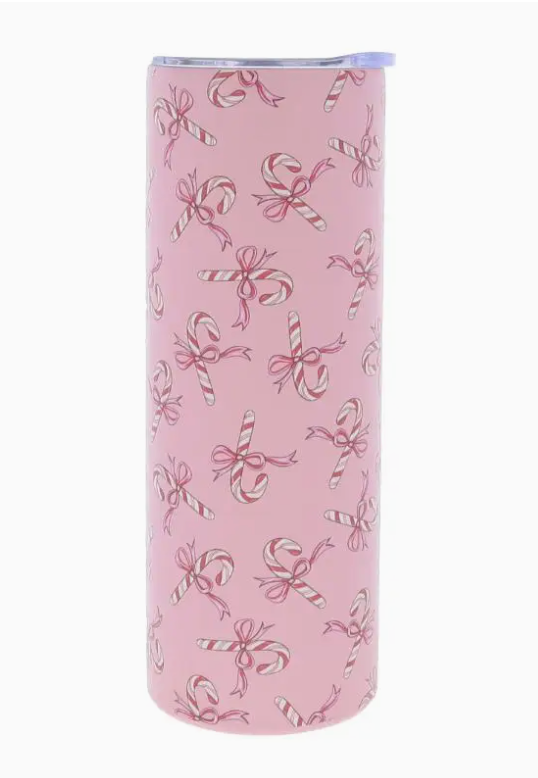 Pink Candy Cane 20oz Tumbler