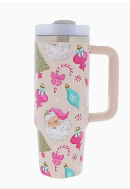 Retro Santa 30oz Tumbler