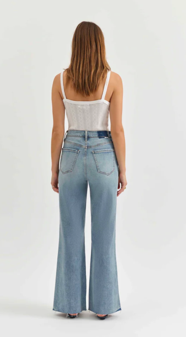 Daze Far Out High Rise Wide Leg Jeans