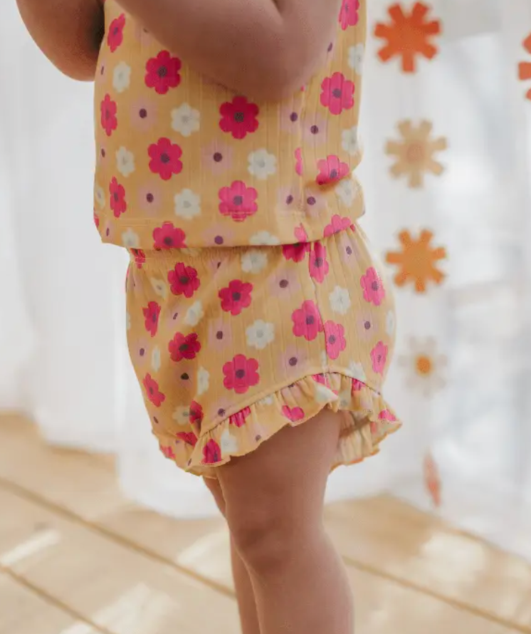 Luna Tank + Floral Shorts Set