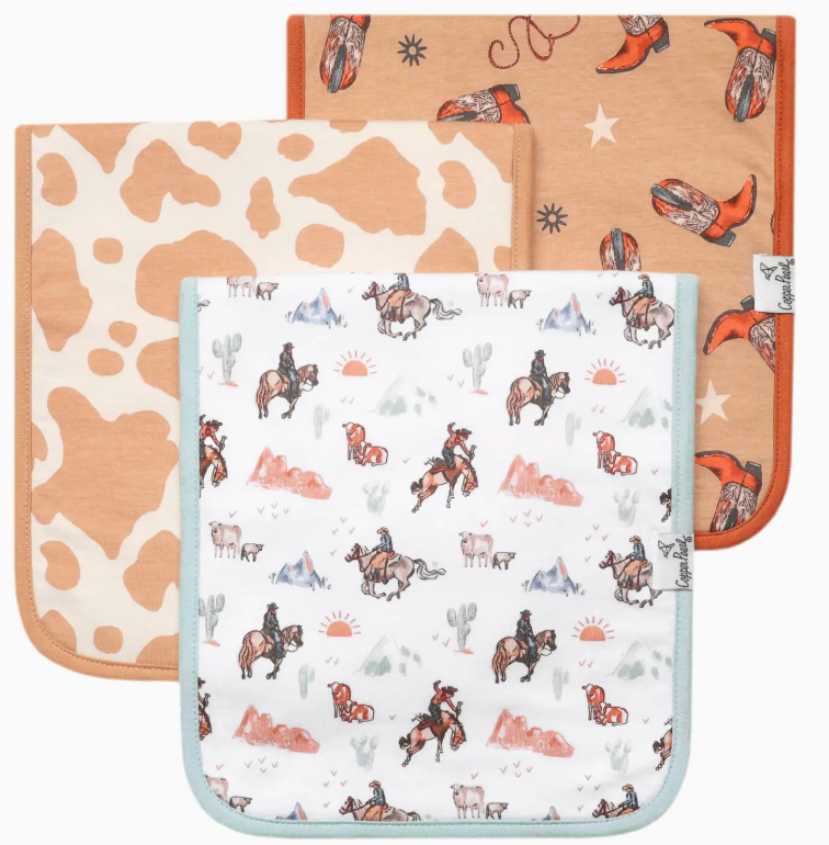 Copper Peal Boone Burp Cloths