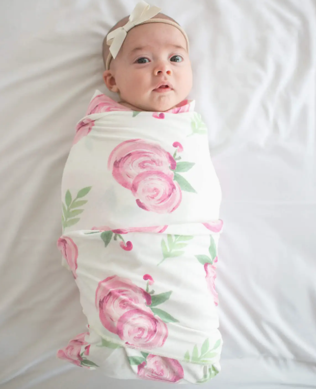 Copper Pearl Grace Swaddle Blanket