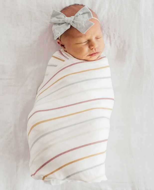 Copper Pearl Piper Swaddle Blanket