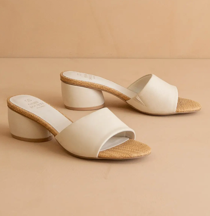 Paloma Beige Heel Sandal