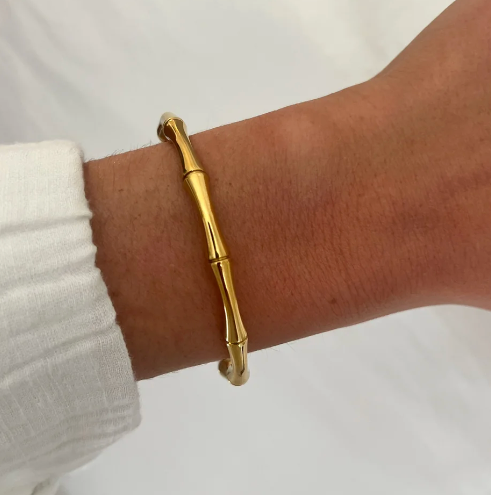Bamboo Gold Bracelet