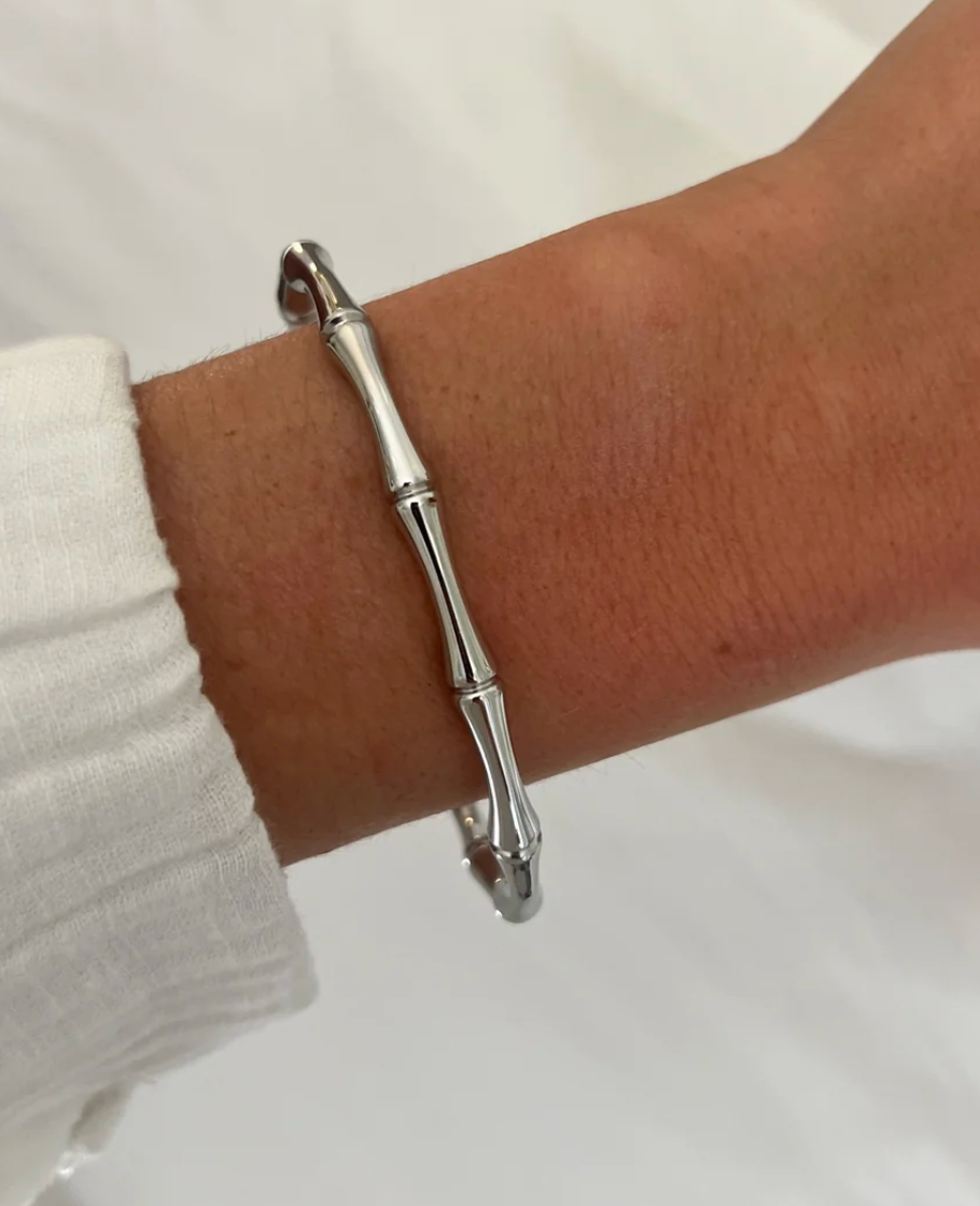 Bamboo Silver Bracelet