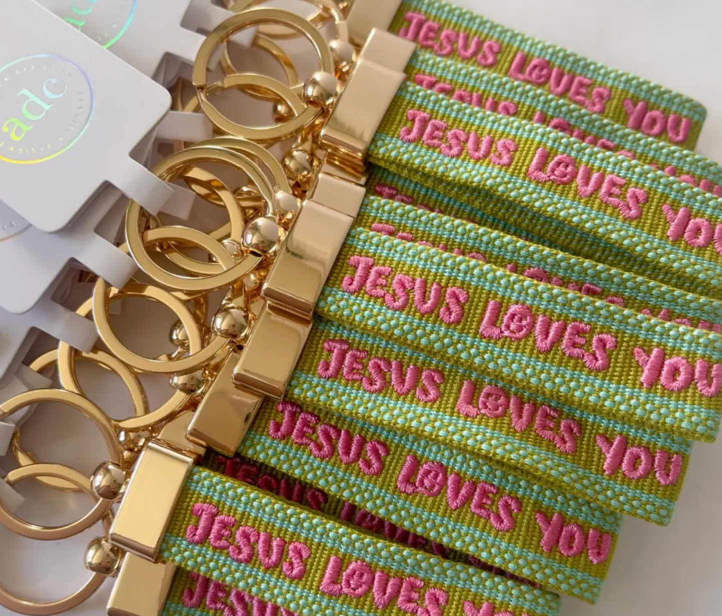 Jesus Loves You Keychain