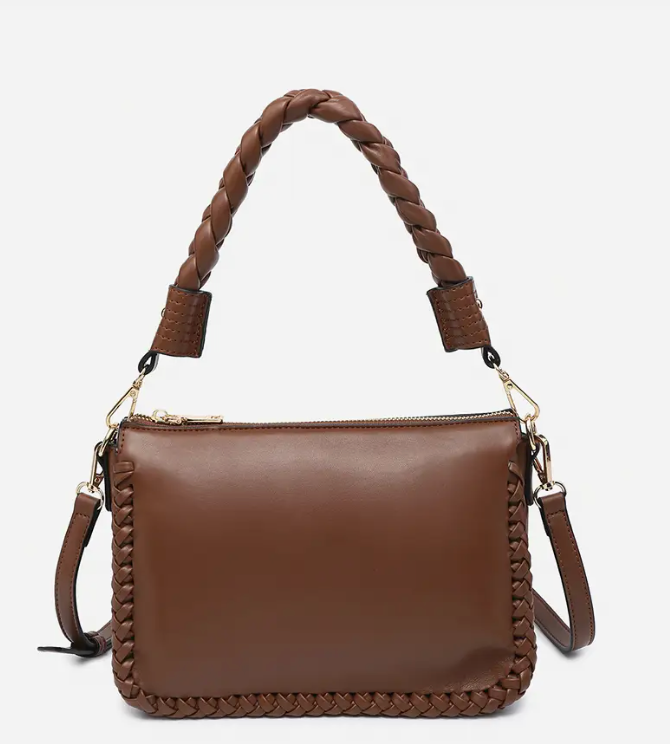 Judith Brown Whipstitch Shoulder Bag