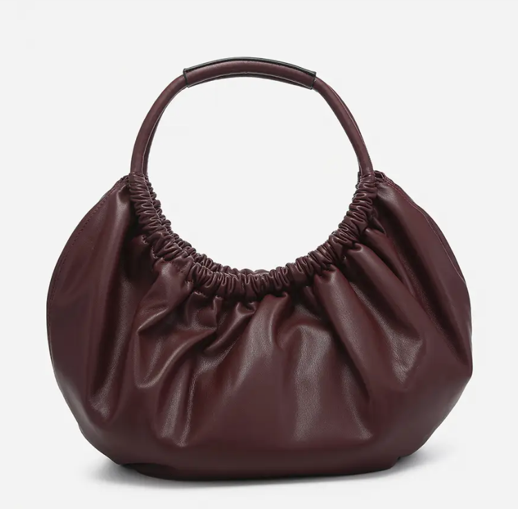 Lena Merlot Shoulder Bag