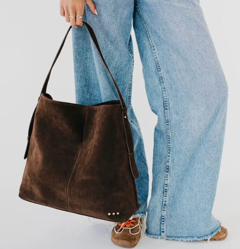 Evie Chocolate Hobo Bag