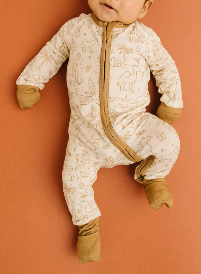 Nativity Bamboo Onesie