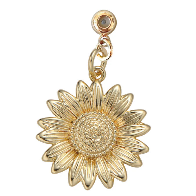 Kinsey Designs Sunflower Drop Charm