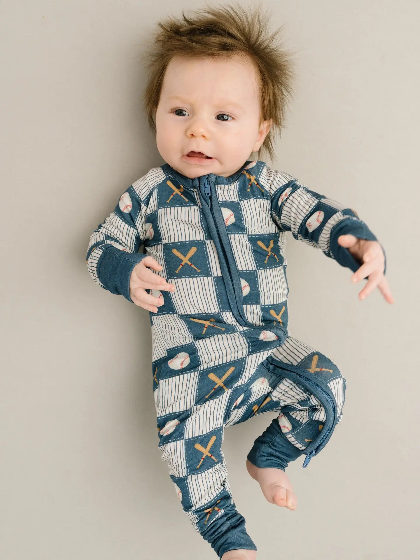 Baseball Bamboo Onesie