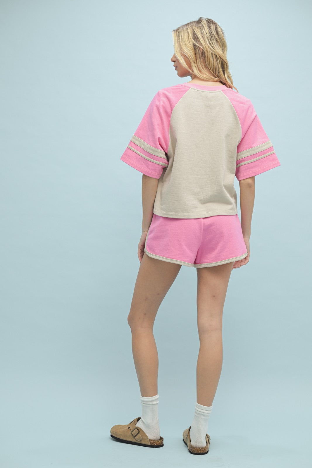 Mocha + Punch Shorts + Top Set