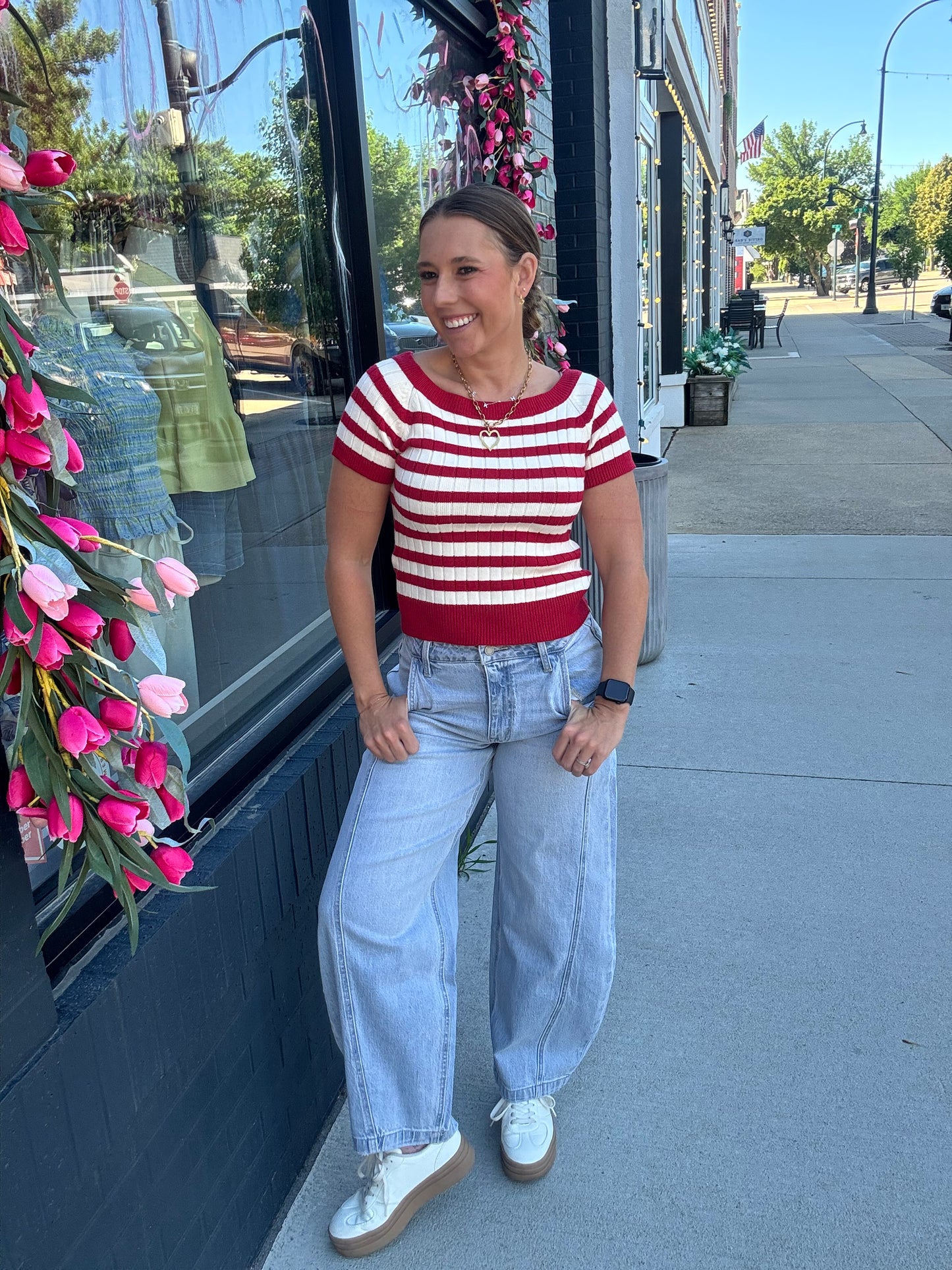 Vervet Light Wash Barrel Jeans