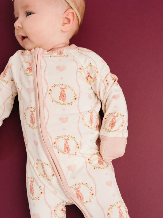Ballet Shoes Bamboo Onesie