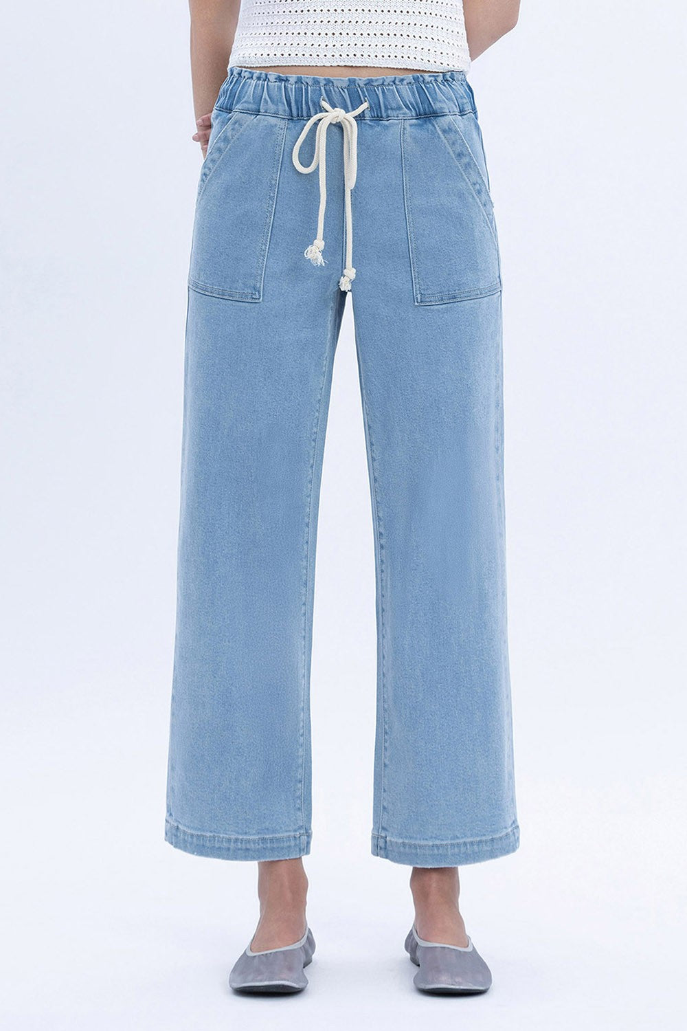 Vervet High Rise Elastic Pants