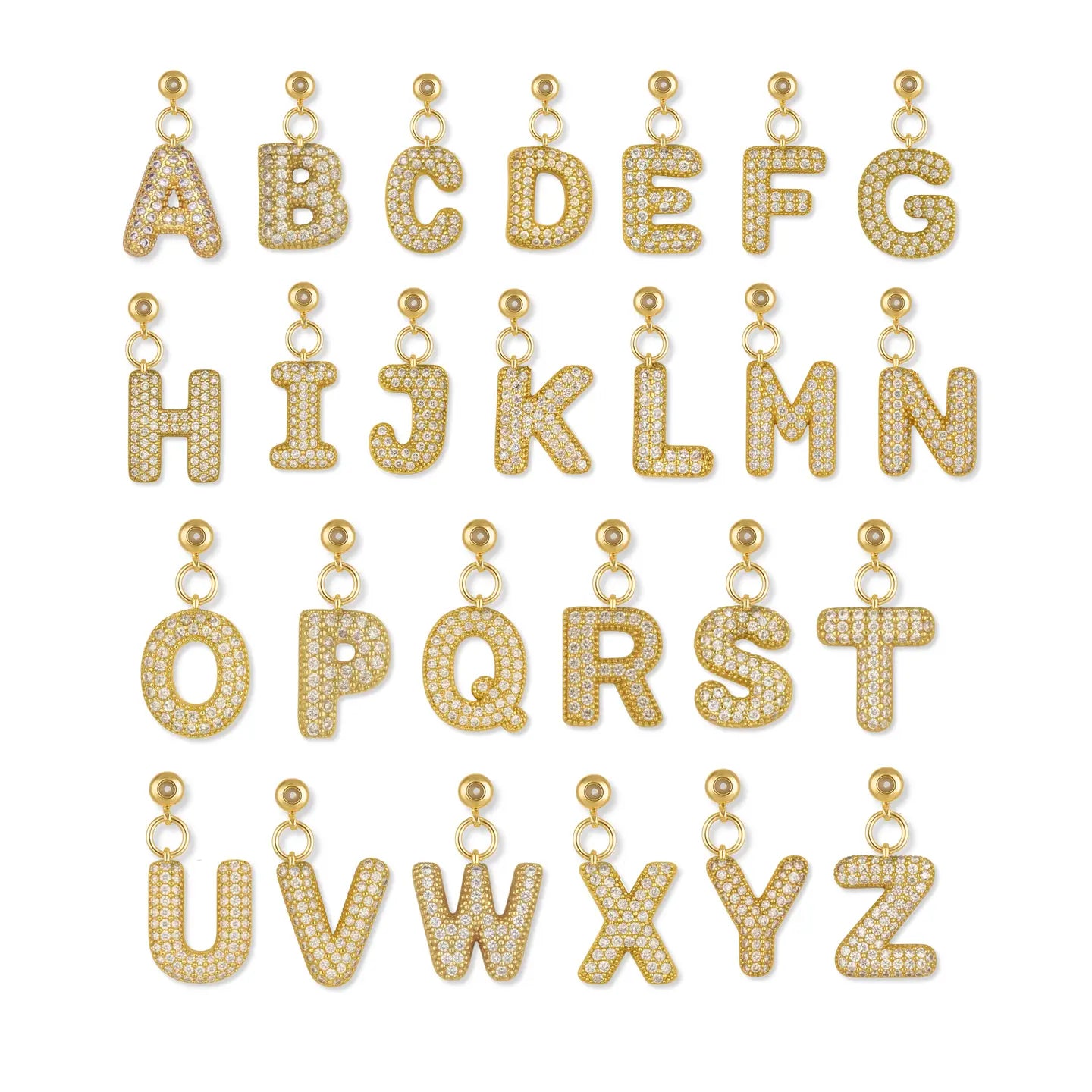 Kinsey Designs Lux Bubble Grip Letter