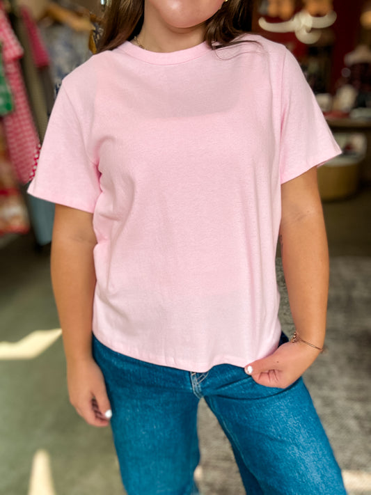 Asst Color SS Basic Tee