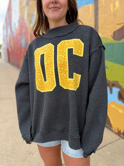 OC Yellow Mock Neck