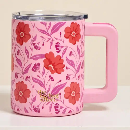 Poppin Petals Insulated Mug
