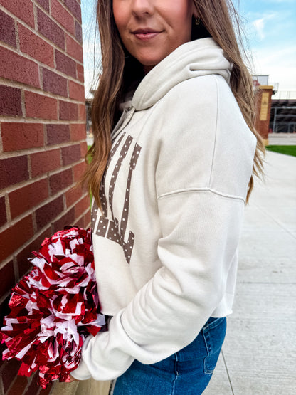 Football Polka Dot Hoodie