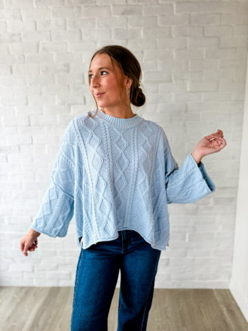 Baby Blue Baggy Sweater