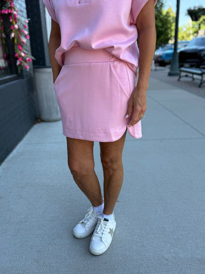 Pink A Line Skort