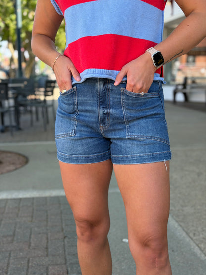 Daze Valley Girl Pocket Shorts