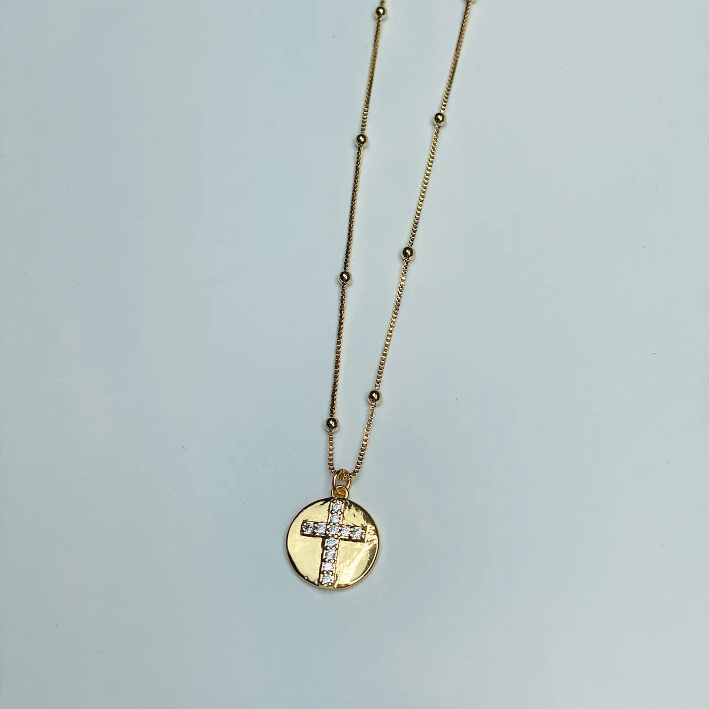 Michaela Cross Necklace