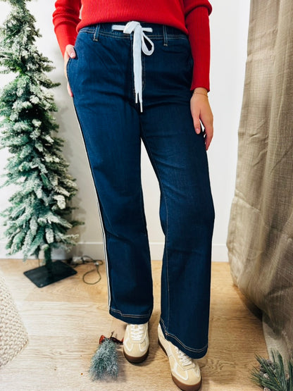 Mica High Rise Track Jeans