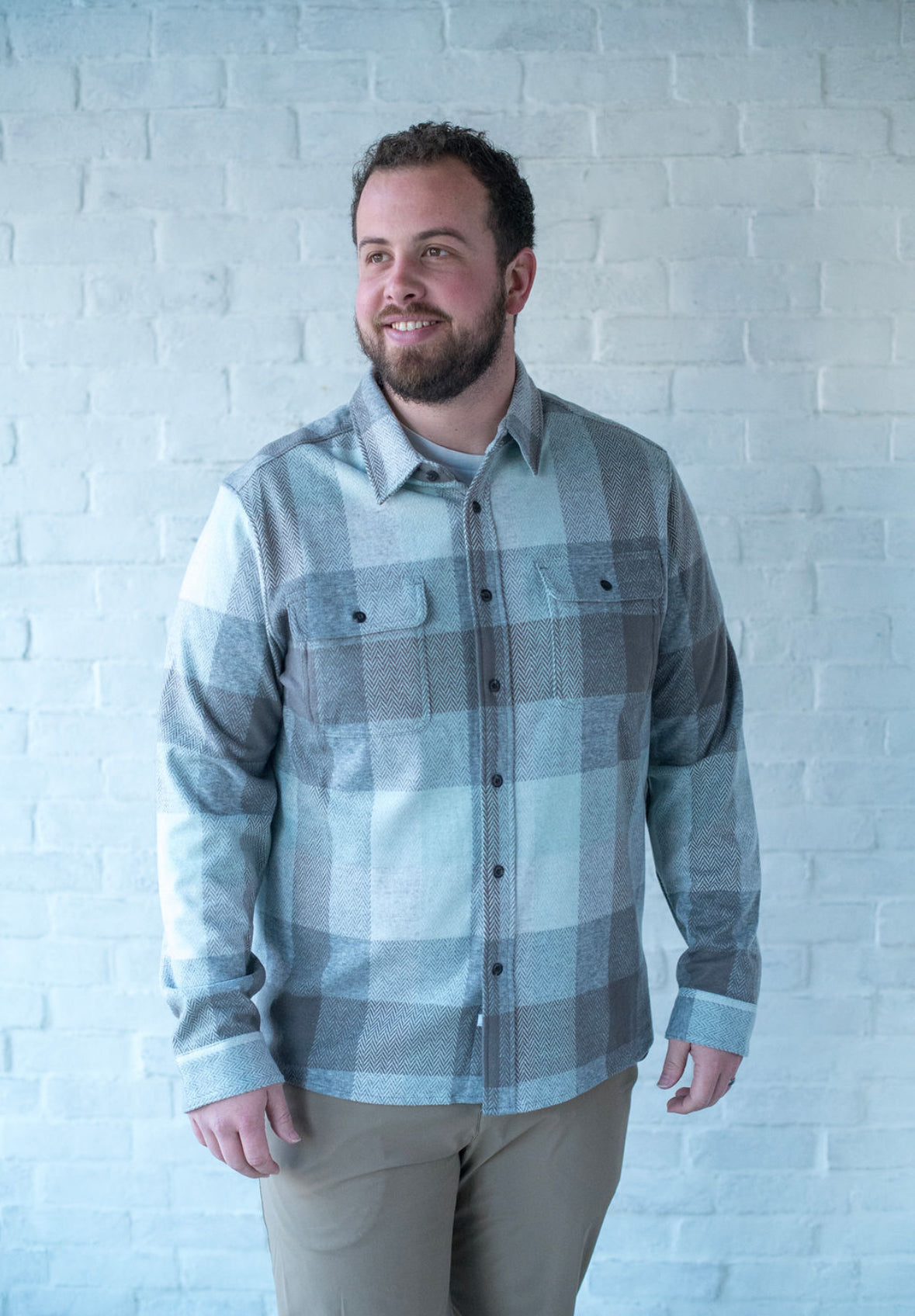 7D Generation Plaid Seafoam Shirt