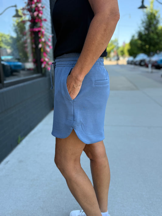 Paradise Blue Buttery Soft Shorts