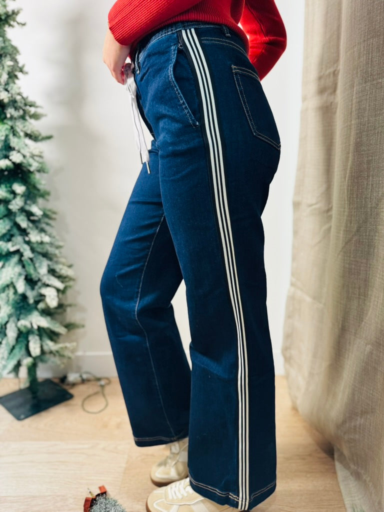 Mica High Rise Track Jeans