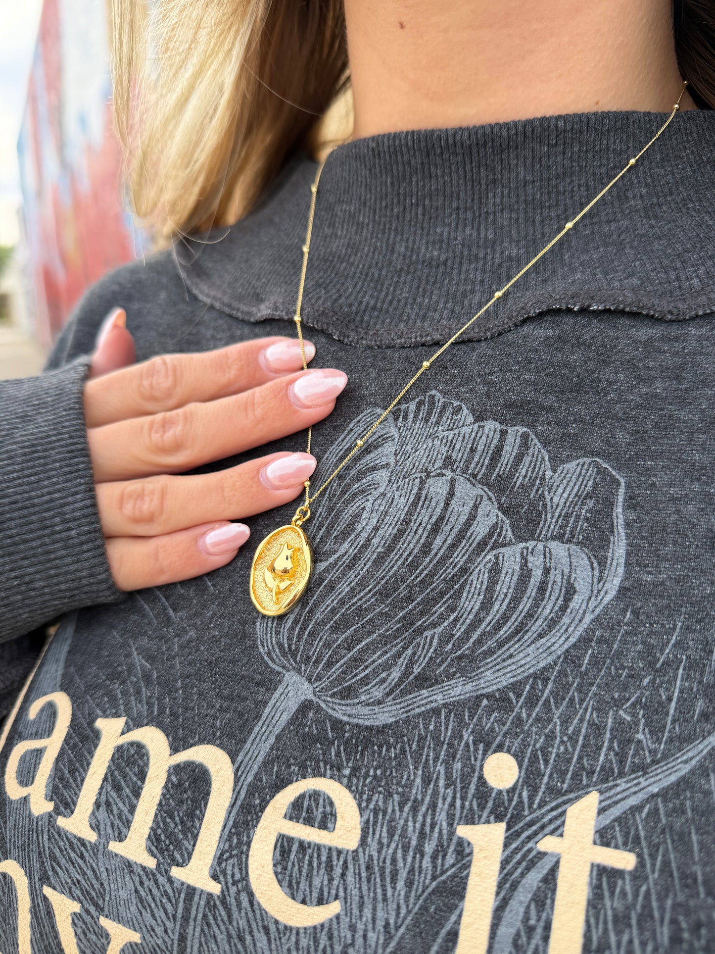 Kinsey Designs Gold Tulip Necklace