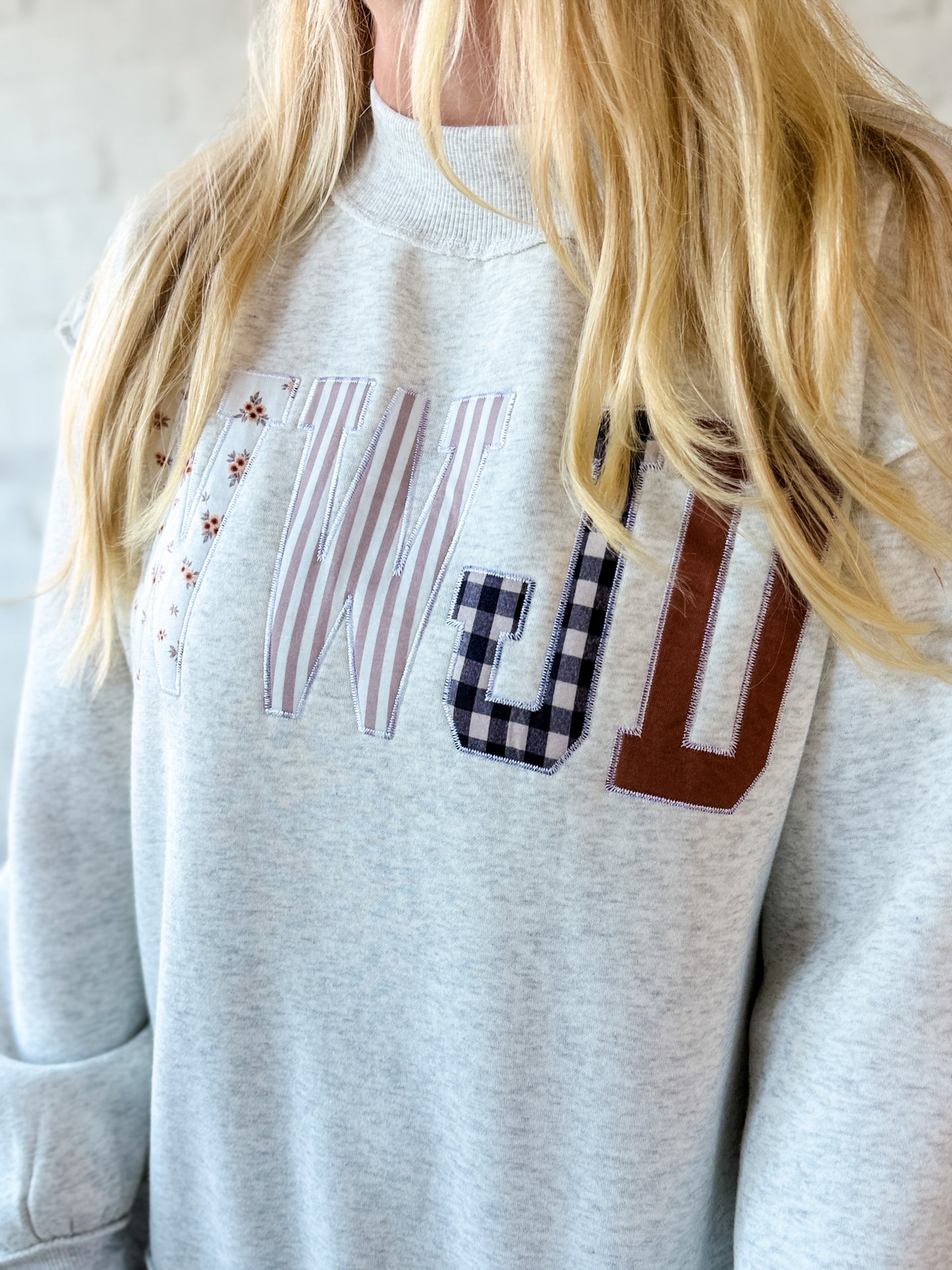 WWJD Embroidered Crewneck