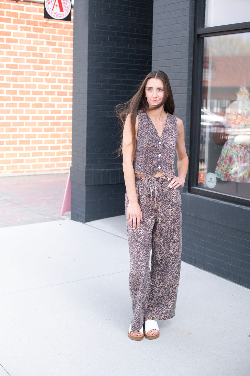 Leopard Vest