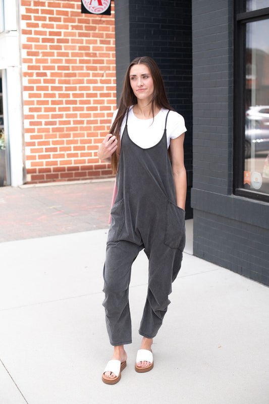 Ash Black Harlem Pant Jumpsuit