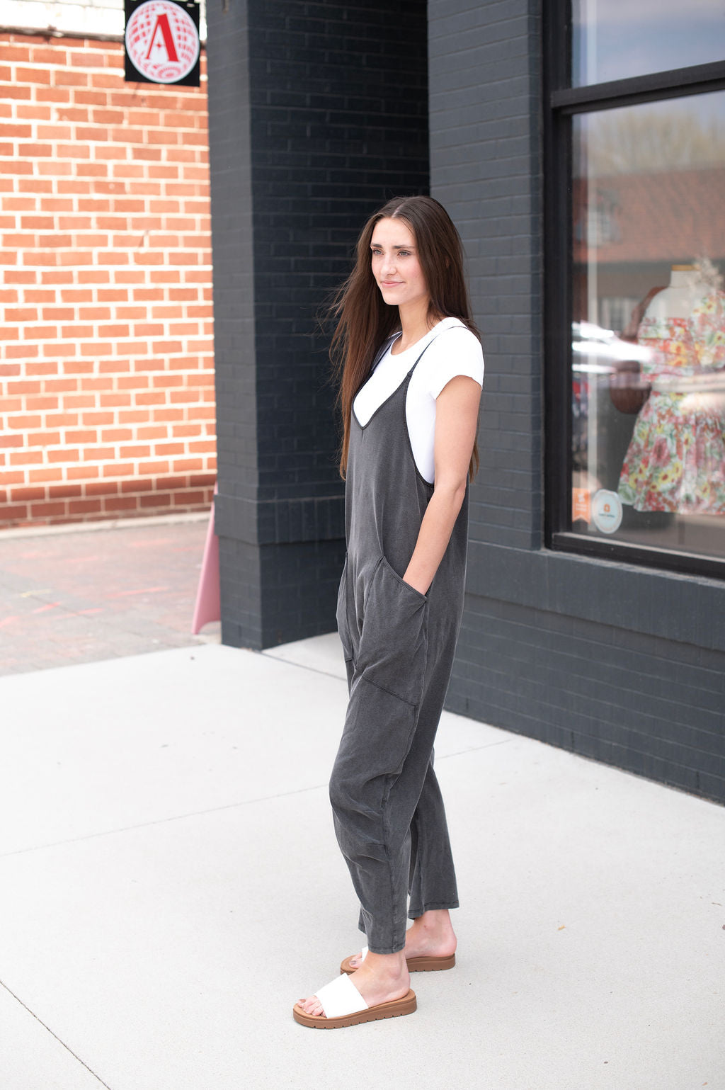 Ash Black Harlem Pant Jumpsuit