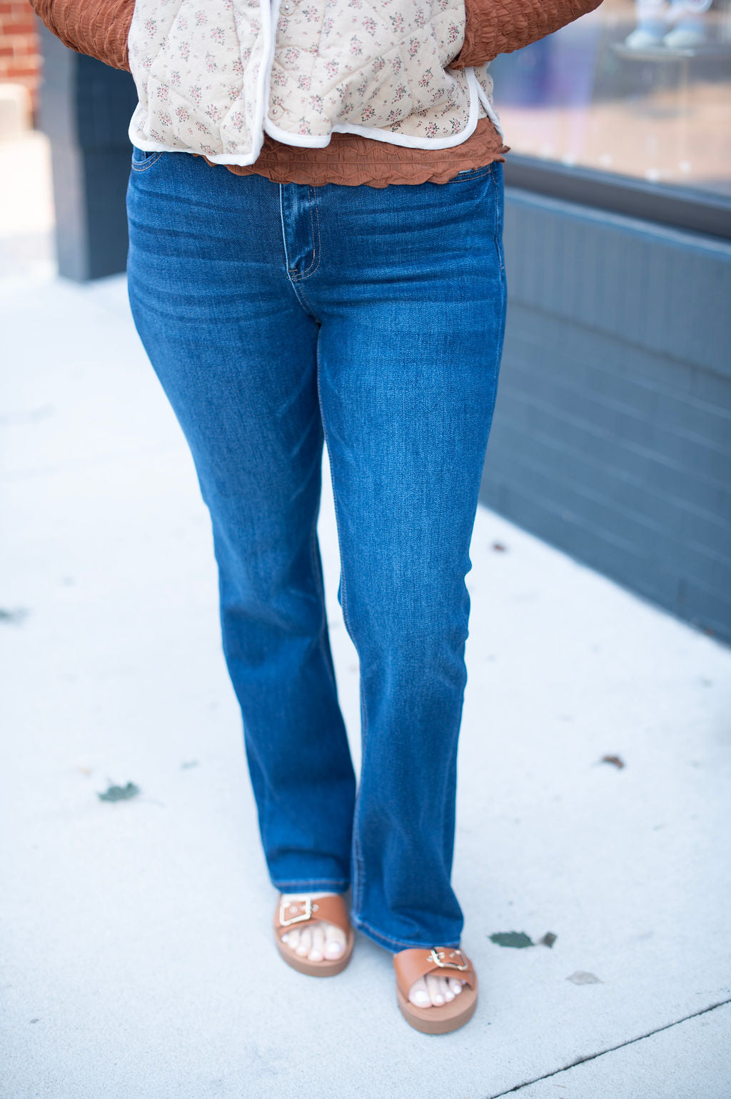 Vervet High Rise Boot Cut Jeans