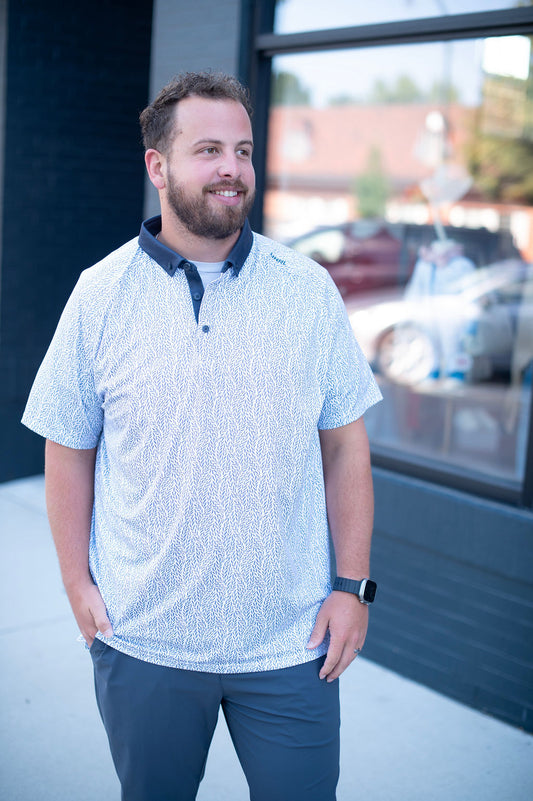 UNRL Oasis Polo Sky Blue