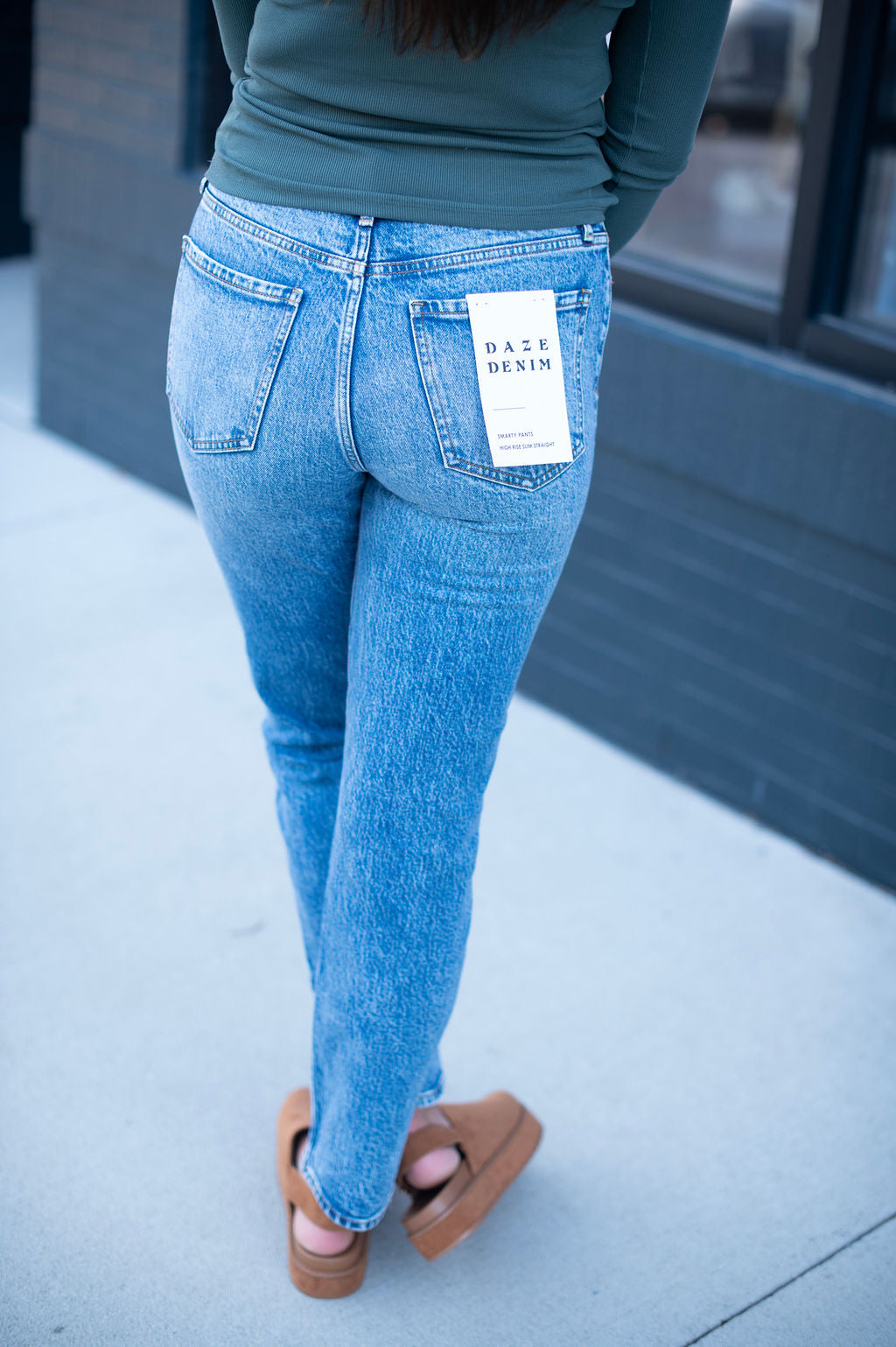 DAZE Smarty Pants Slim Straight Jeans