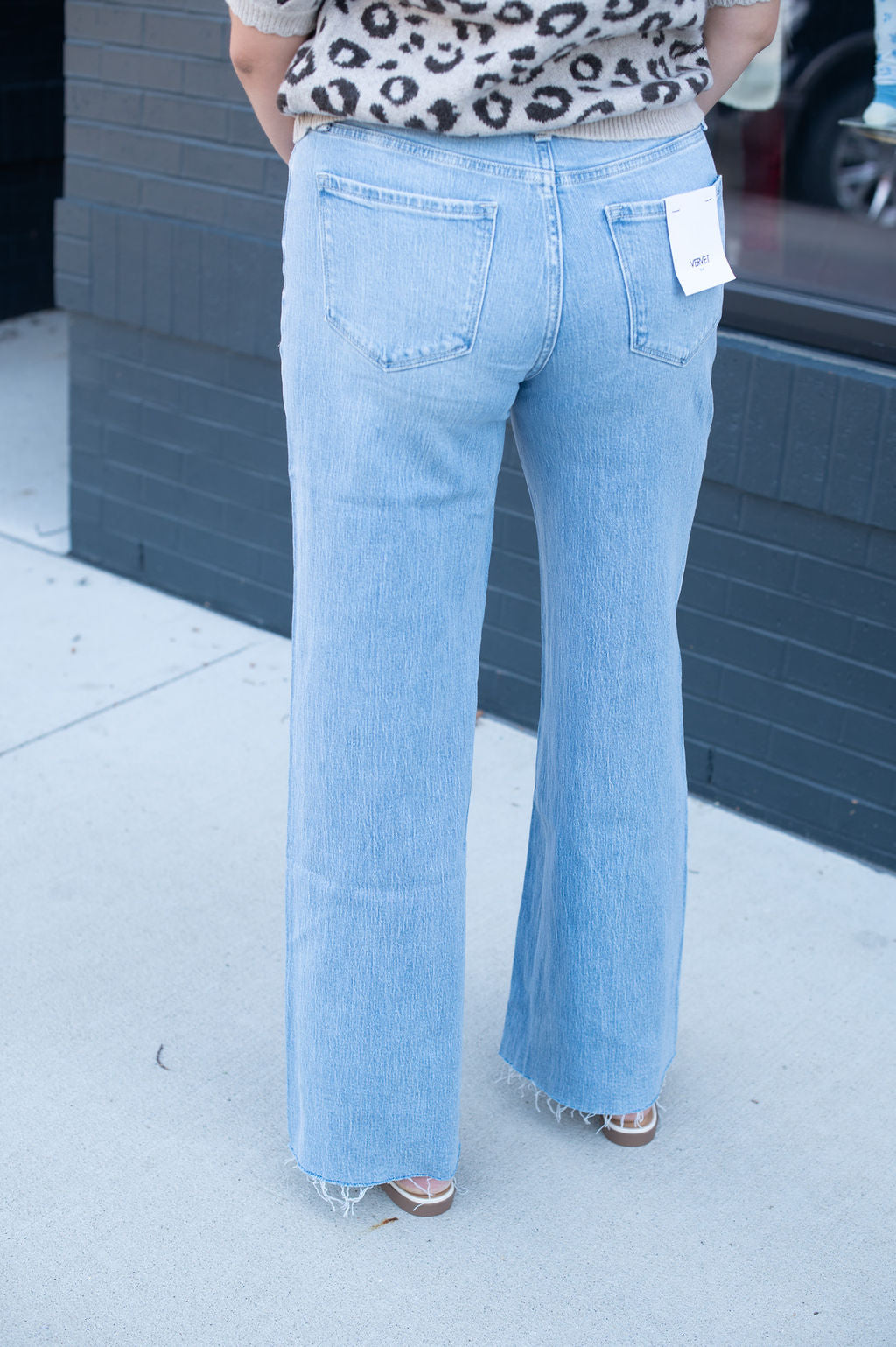 Vervet High Rise Wide Leg Jeans
