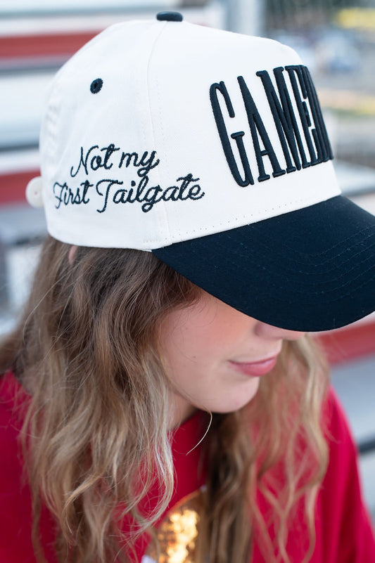 Gameday Black Trucker Hat