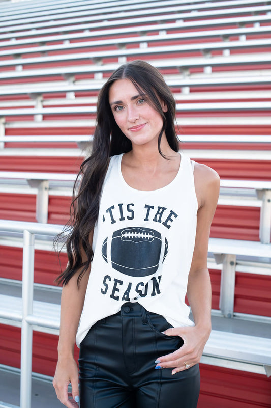 Tis The Season Racerbook Football Tank