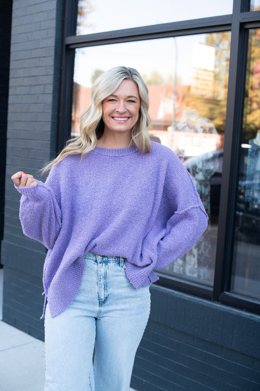 Lilac Oversized Sweater