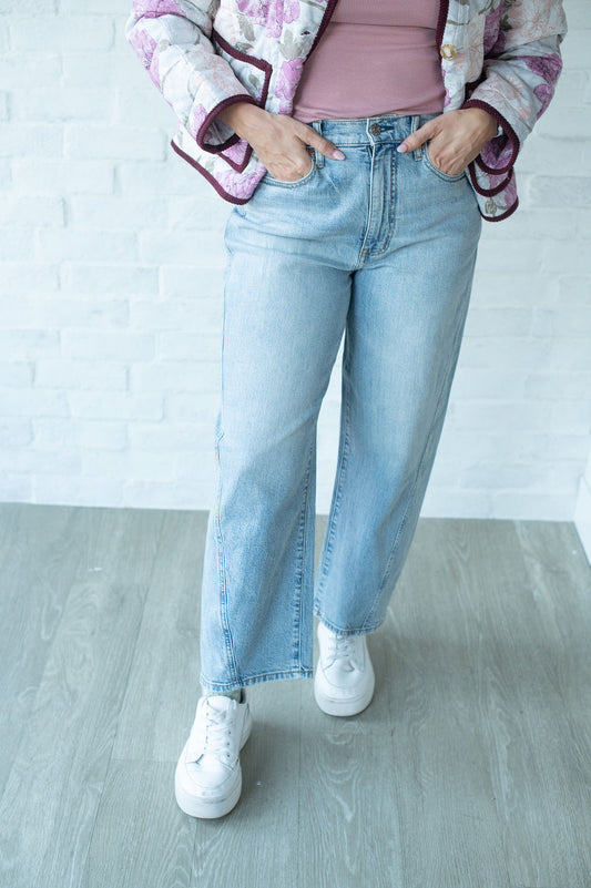 Daze Blue Westward Barrel Jeans