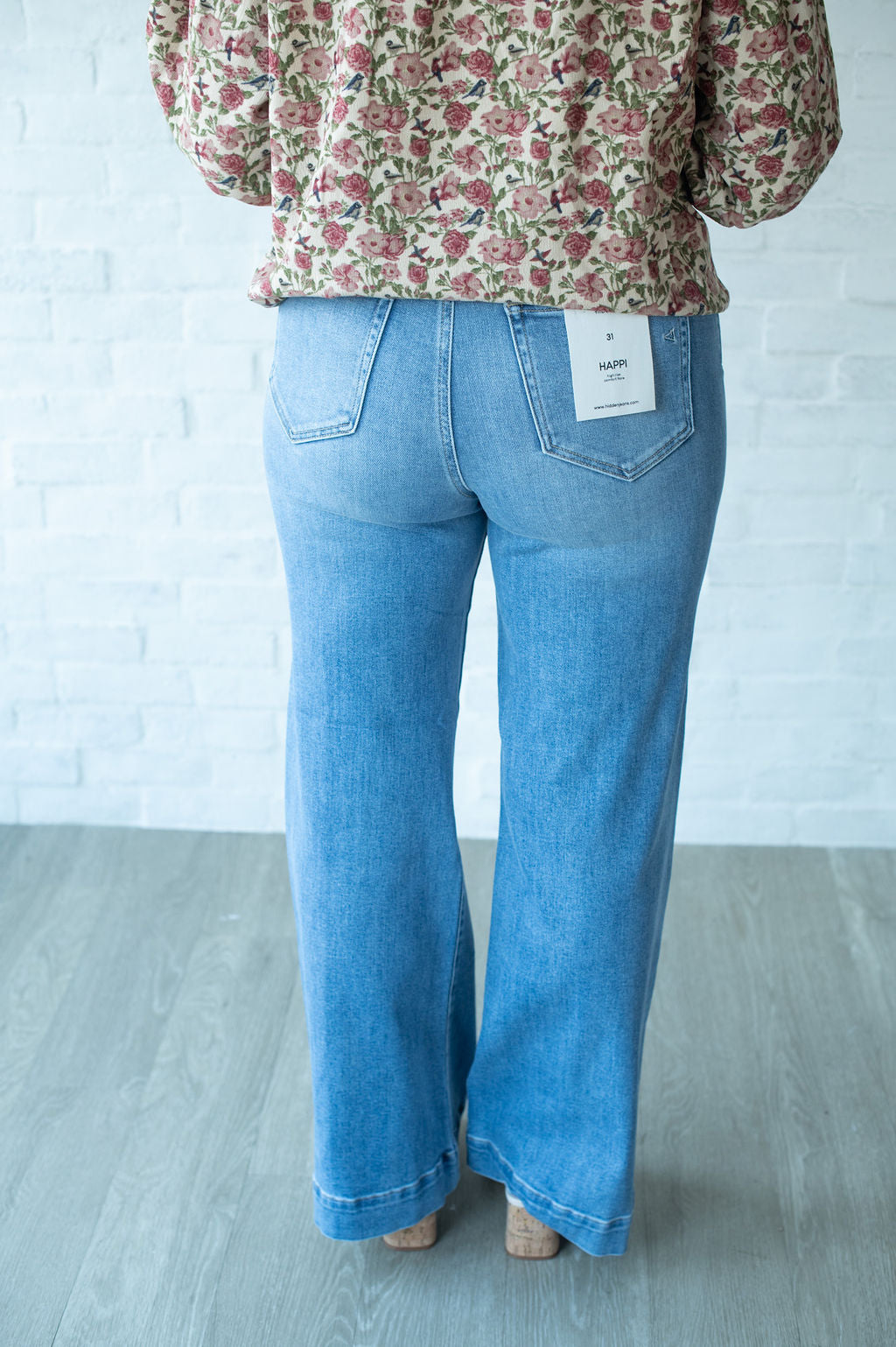 Hidden High Rise Flare Jeans