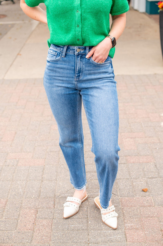 Vervet High Rise Straight Jeans