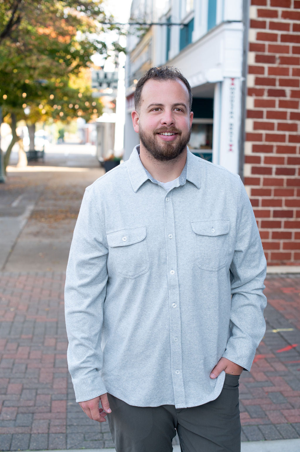 Flag & Anthem Gray Hero Shacket